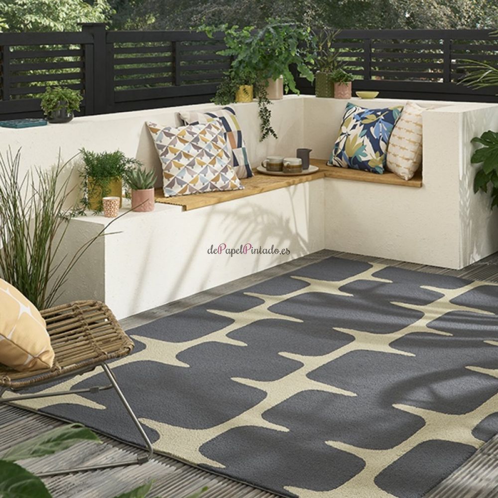 Alfombra SCION IN-OUTDOOR LOHKO LIQUORICE 140X200-2